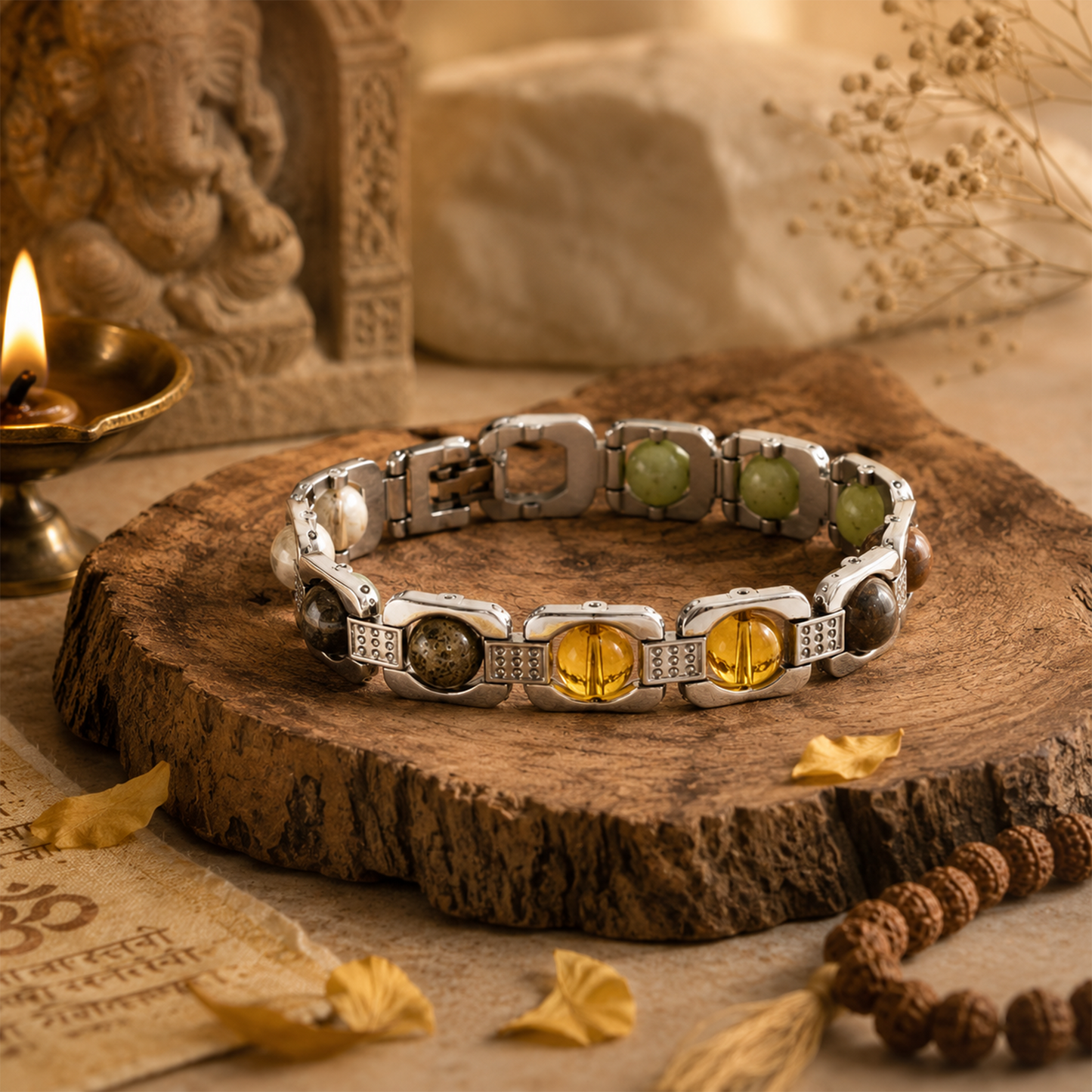 Metal Dhan Yog Bracelet (Silver)