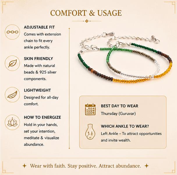 DHAN YOG ANKLET {COMBO}