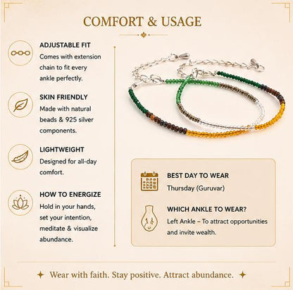DHAN YOG ANKLET {COMBO}