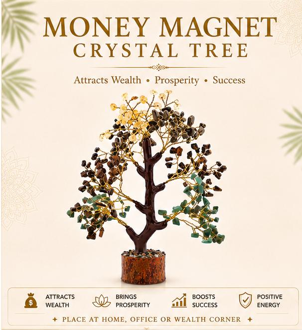 MONEY MAGNET CRYSTAL TREE