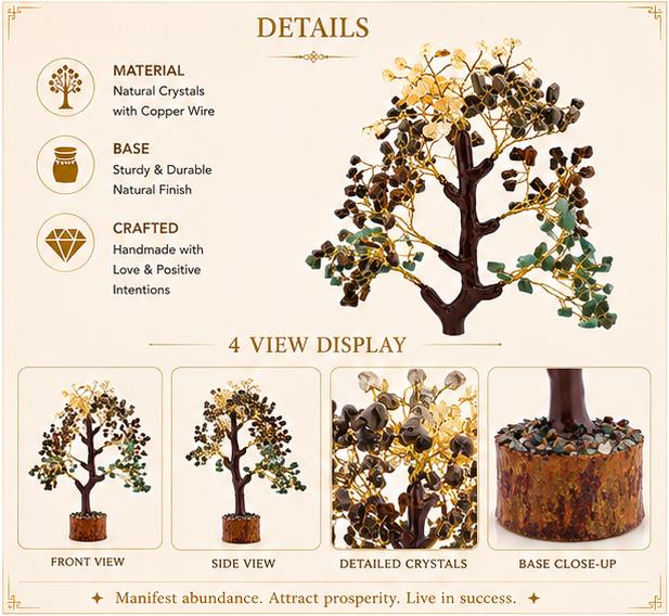 MONEY MAGNET CRYSTAL TREE