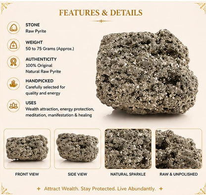 ORIGINAL RAW PYRITE STONE