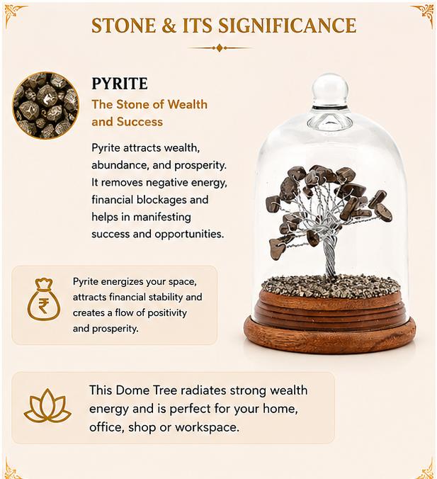 RAW PYRITE DOME TREE