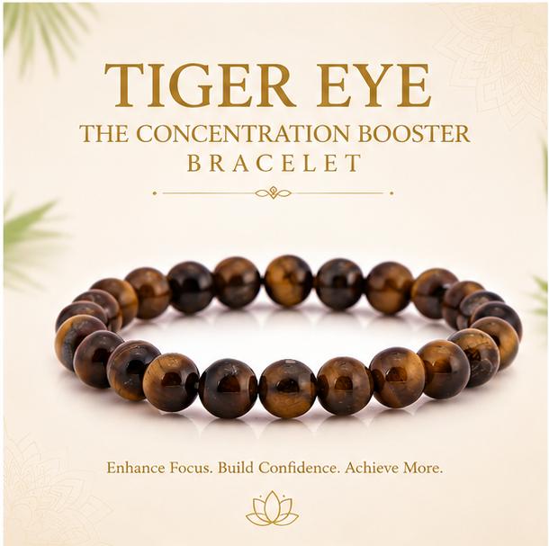 TIGER EYE - THE CONCENTRATION BOOSTER BRACELET