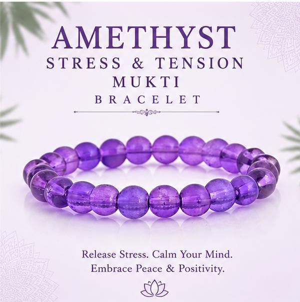 AMETHYST - STRESS & TENSION MUKTI BRACELET