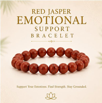 RED JASPER - EMOTIONAL SUPPORT BRACELET