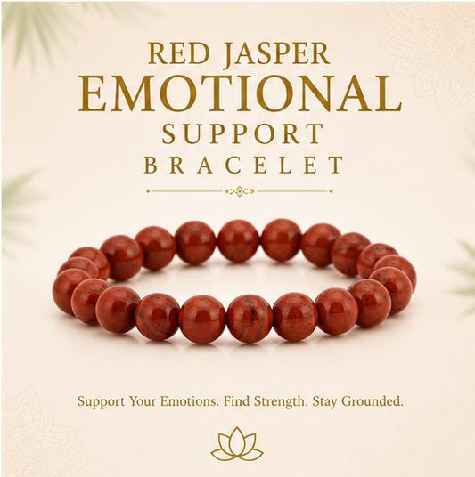 RED JASPER - EMOTIONAL SUPPORT BRACELET