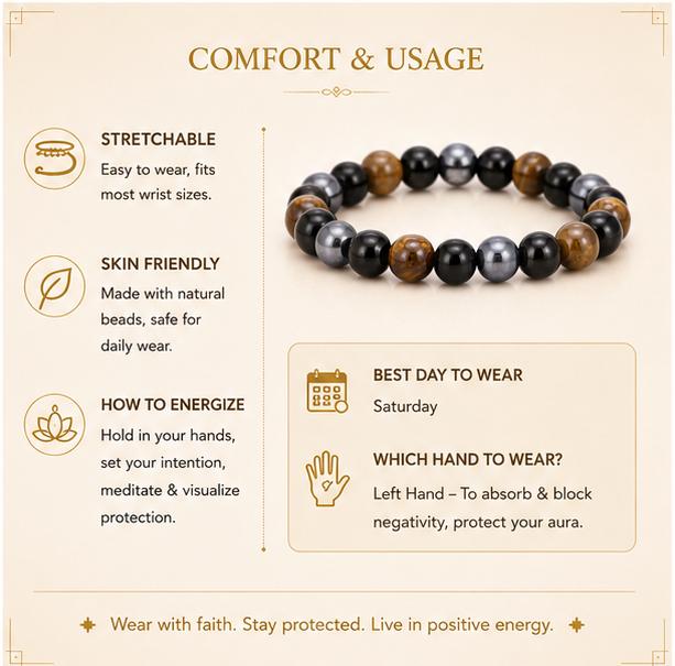 SUPER NEGATIVITY PROTECTION BRACELET