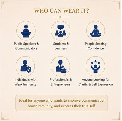 LAPIS LAZULI - IMPROVES COMMUNICATION SKILLS & IMMUNITY BOOSTER BRACELET
