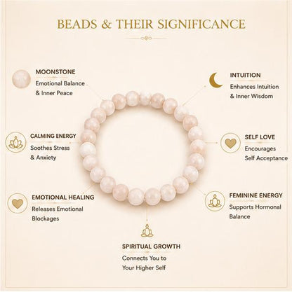 MOONSTONE - INNER PEACE & SELF LOVE BOOSTER BRACELET