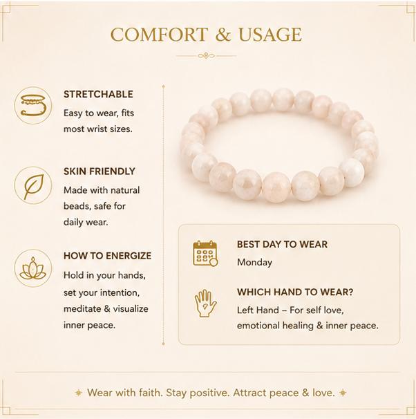 MOONSTONE - INNER PEACE & SELF LOVE BOOSTER BRACELET