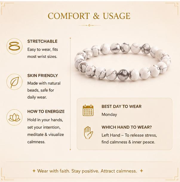 HOWLITE - THE STONE OF CALMNESS