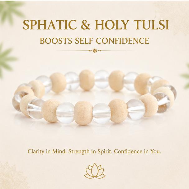 SPHATIC & HOLY TULSI - BOOSTS SELF CONFIDENCE