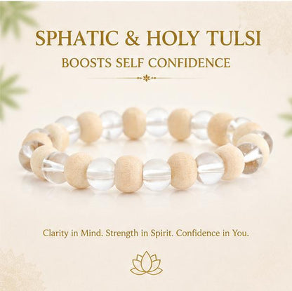 SPHATIC & HOLY TULSI - BOOSTS SELF CONFIDENCE