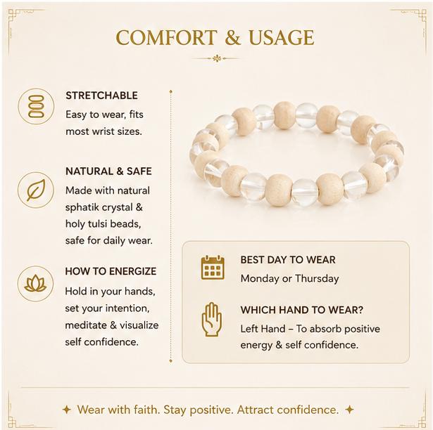 SPHATIC & HOLY TULSI - BOOSTS SELF CONFIDENCE