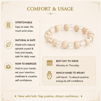 SPHATIC & HOLY TULSI - BOOSTS SELF CONFIDENCE