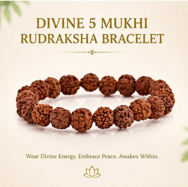 DIVINE 5 MUKHI RUDRAKSHA BRACELET