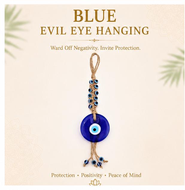 BLUE EVIL EYE HANGING