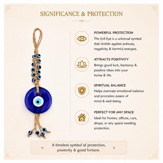 BLUE EVIL EYE HANGING