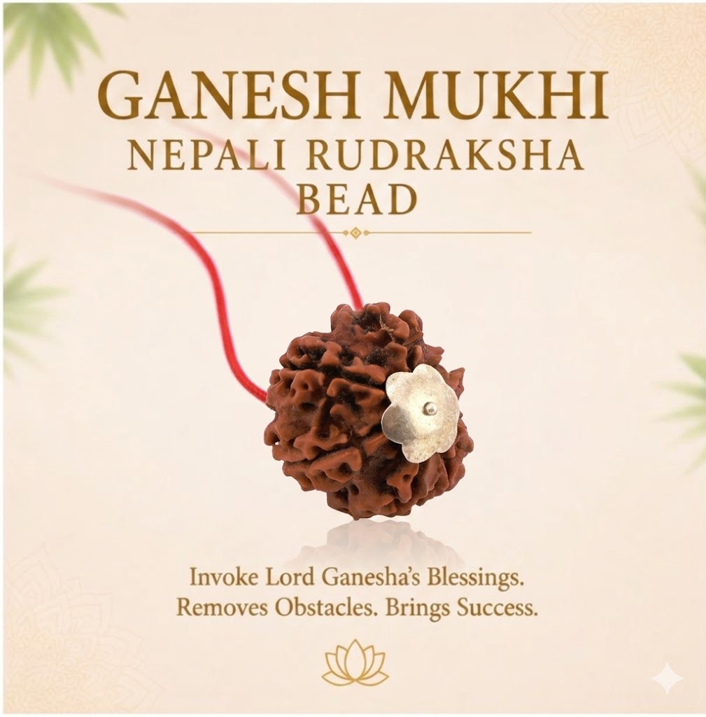 Ganesh Mukhi Nepali Rudraksha Bead